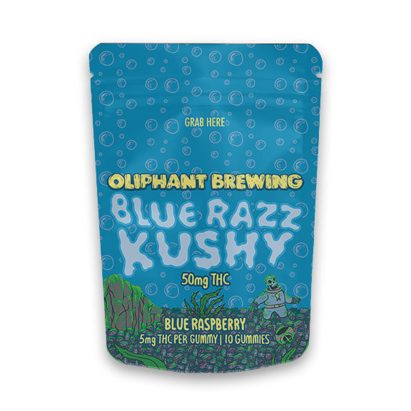 Blue Razz Kushy | 5mg Gummy | Blue Raspberry