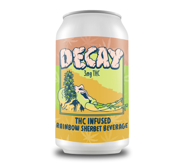 Decay Rainbow Sherbet 3mg THC Beverage