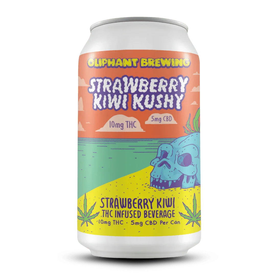 Strawberry Kiwi Kushy 10mg THC Beverage