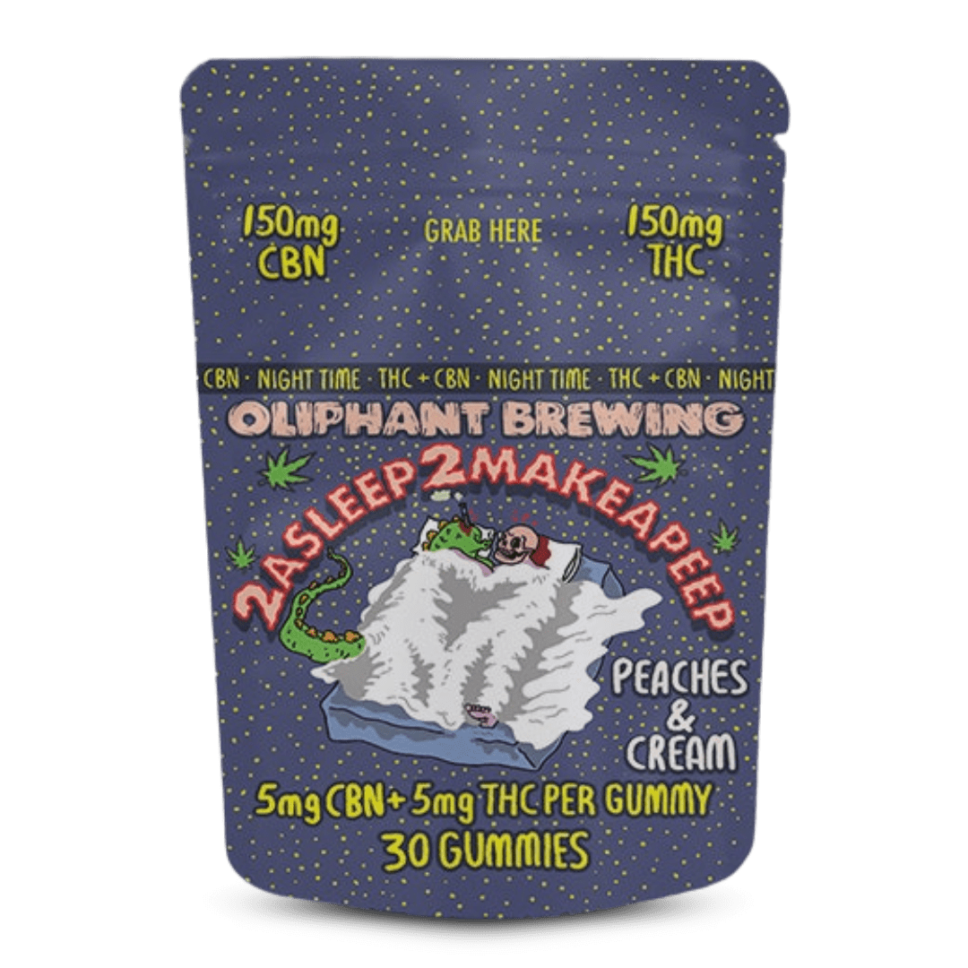 2Asleep2MakeAPeep | 5mg THC 5mg CBN Gummies | 30 pack