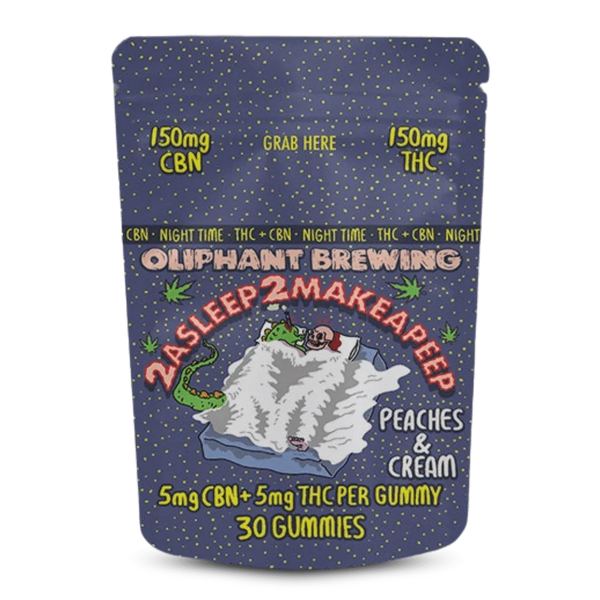 2Asleep2MakeAPeep | 5mg THC + 5mg CBN Sleep Gummies