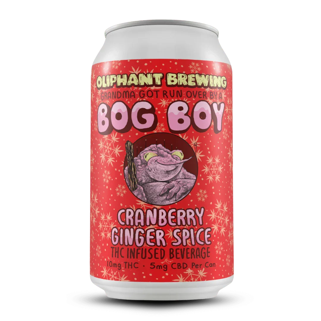 Bog Boy 10mg THC Cranberry Ginger – Oliphant Brewing
