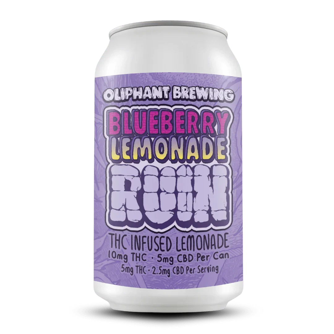 RUIN BLUEBERRY 10MG THC LEMONADE – Oliphant Brewing