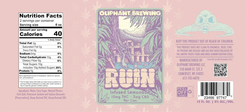 Ruin LEMONADE 10mg THC