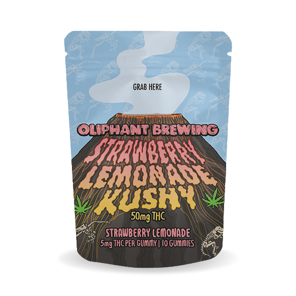 Strawberry Lemonade Kushy | 50mg Gummy | Strawberry Lemonade! | 10PK