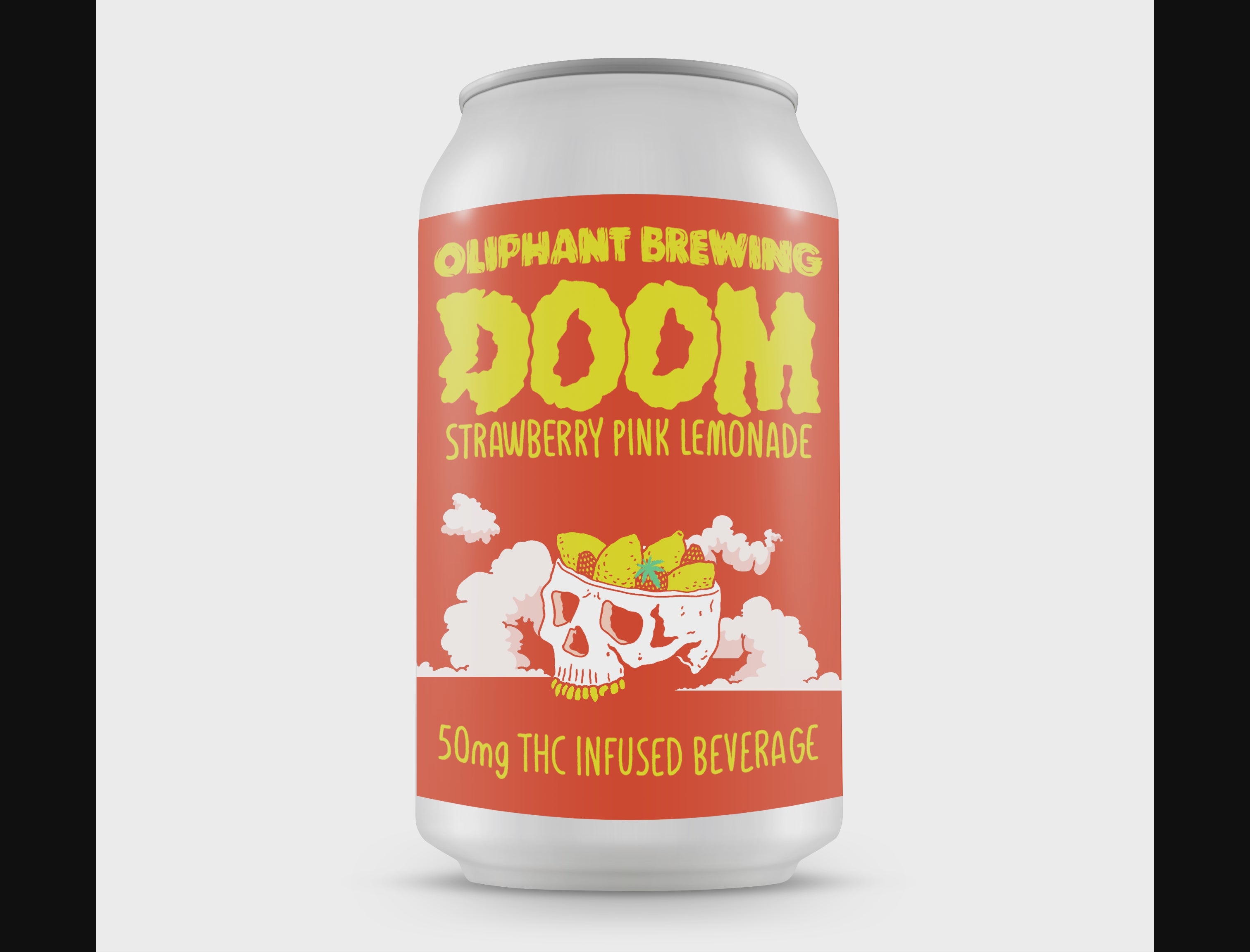 DOOM - STRAWBERRY PINK LEMONADE 50mg THC – Oliphant Brewing