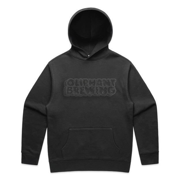 Puff Paint Hoodie - Faded Black