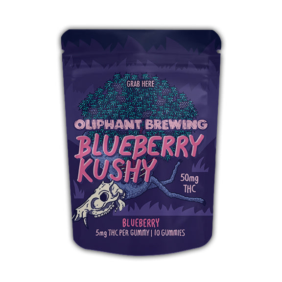 Blueberry Kushy | 50mg Gummy | Blueberry
