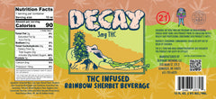 Decay Rainbow Sherbet 3mg THC Beverage