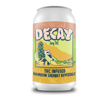 Decay Rainbow Sherbet 3mg THC Beverage