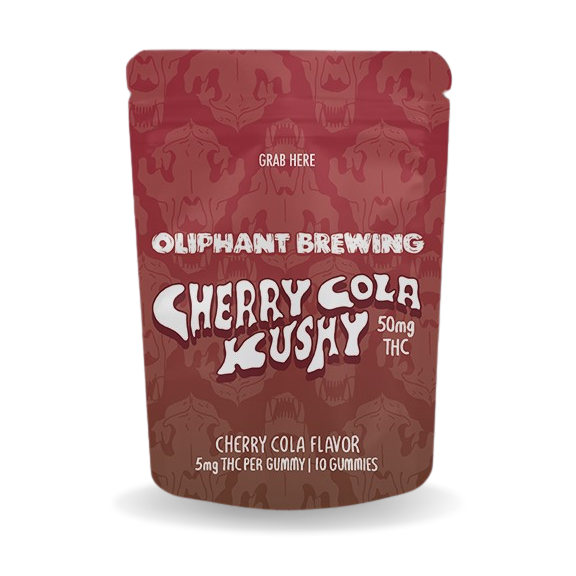 Cherry Cola Kushy | 50mg Gummy | Cherry Cola! | 10PK
