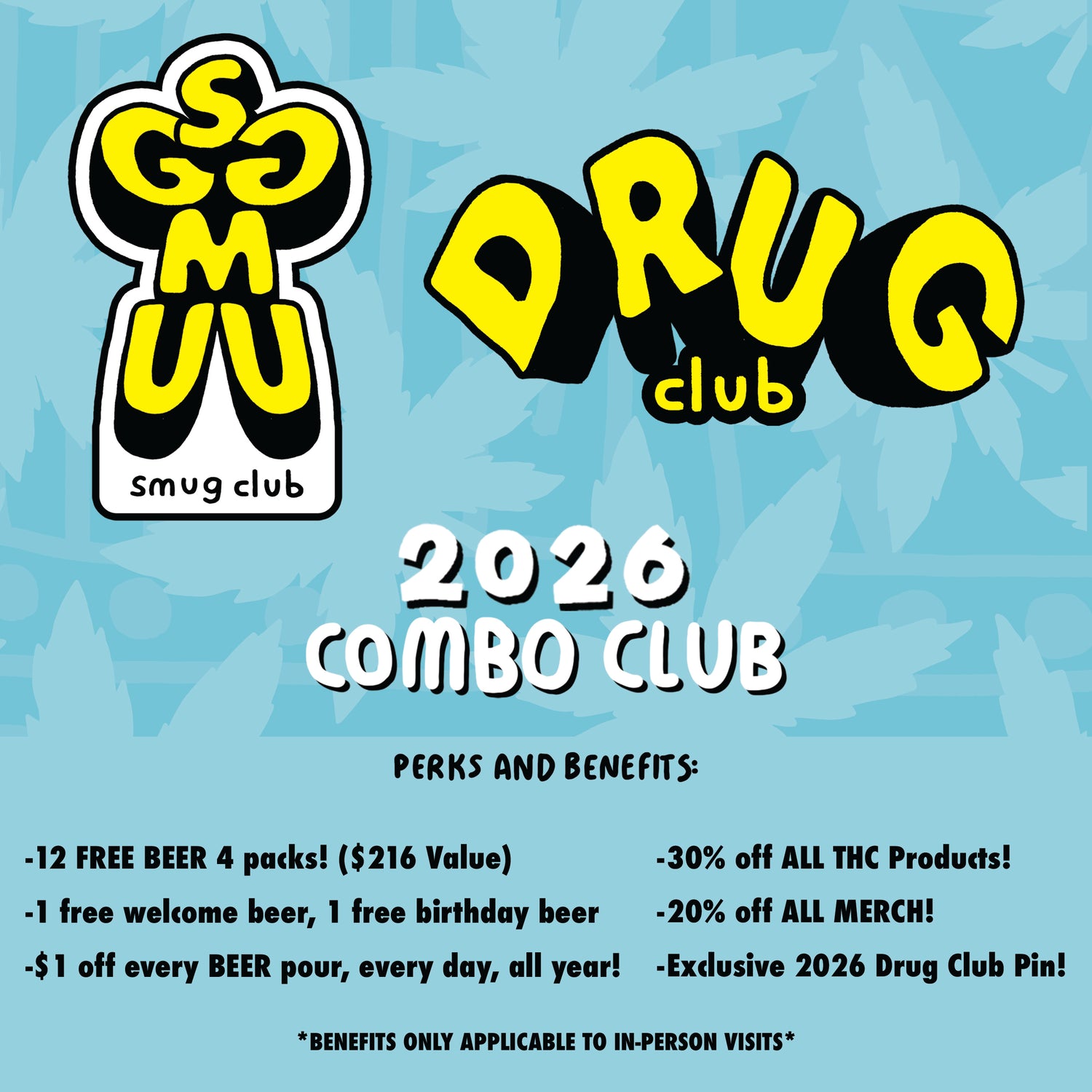 2026 DRUG and SMUG COMBO CLUB 2026