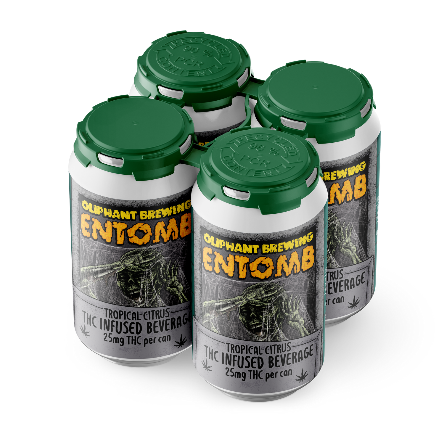 ENTOMB | 25mg THC BLUE TROPICAL CITRUS DRINK
