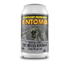 ENTOMB | 25mg THC BLUE TROPICAL CITRUS DRINK