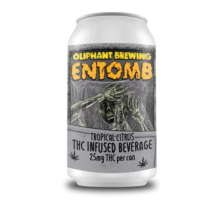ENTOMB | 25mg THC BLUE TROPICAL CITRUS DRINK