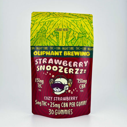Strawberry Snoozers | 5mg THC 25mg CBN Gummies | 30 pack