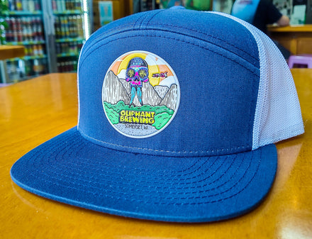 Liquid Patch Hat in Blue