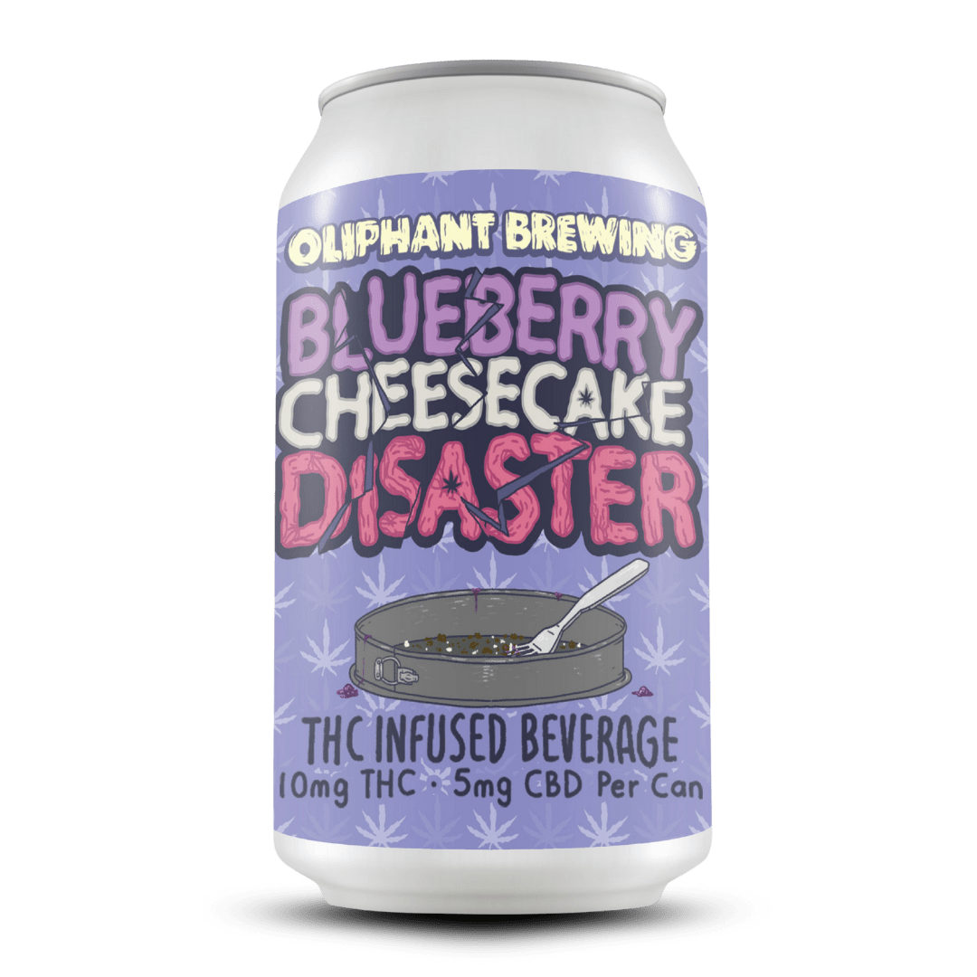 Blueberry Cheesecake Disaster 10mg THC Beverage