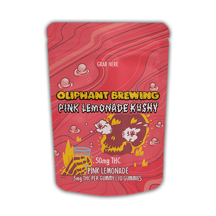 Pink Lemonade Kushy | 50mg Gummy | Pink Lemonade | 10PK