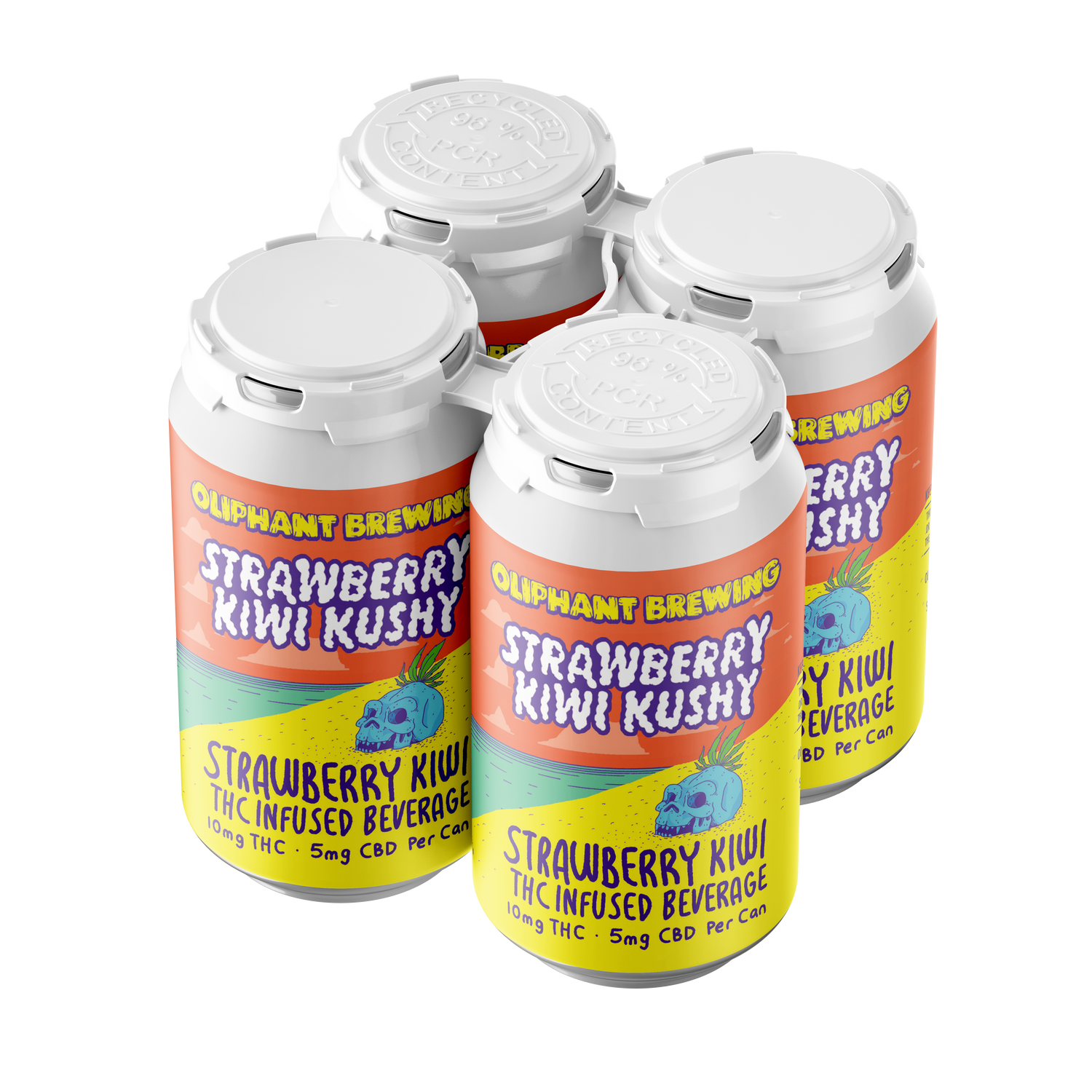 Strawberry Kiwi Kushy 10mg THC Beverage
