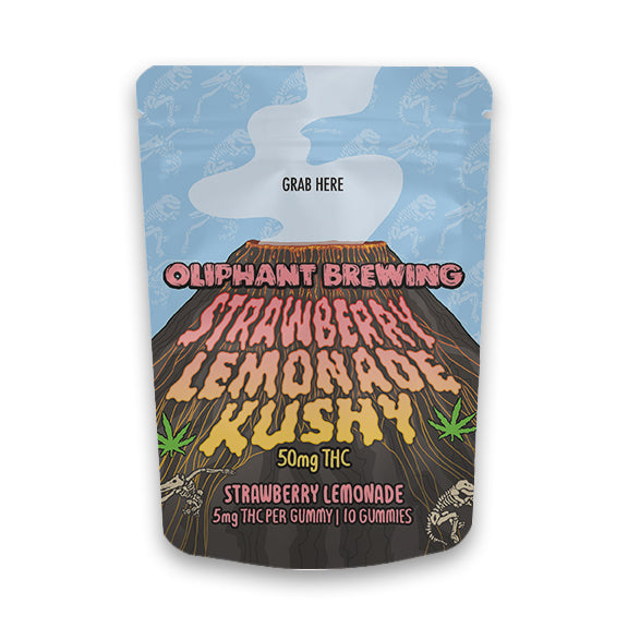 Strawberry Lemonade Kushy | 50mg Gummy | Strawberry Lemonade!
