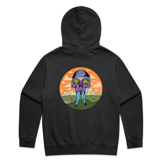 Puff Paint Hoodie - Faded Black

